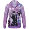 Lucid Stardust Crusaders Jojos Bizarre Adventure Lightweight Hoodie BACK mockup - Anime Blanket Shop