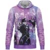 Lucid Stardust Crusaders Jojos Bizarre Adventure Lightweight Hoodie FRONT mockup - Anime Blanket Shop