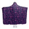 Menacing Aura Jojos Bizarre Adventure Hooded Blanket MAIN Mockup - Anime Blanket Shop