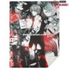 death note microfleece blanket 03 m premium aop 181 - Anime Blanket Shop