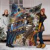 focused mikasa blanket 983811 - Anime Blanket Shop