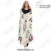 ghibli chibi character hooded blanket aop 457 - Anime Blanket Shop
