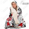 ghibli face character 3d hooded blanket aop 522 - Anime Blanket Shop