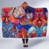 trippy luffy one piece hooded blanket 413009 - Anime Blanket Shop