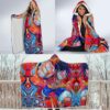 trippy luffy one piece hooded blanket 553421 - Anime Blanket Shop