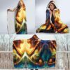 vibrant attack on titan hooded blanket 637700 - Anime Blanket Shop